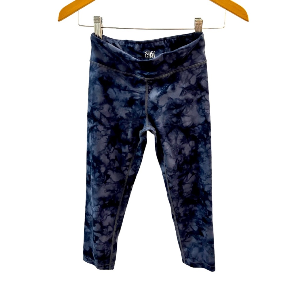 Athleta Girl Tie Dye Capri Leggings Size 12